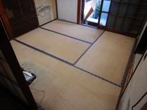 床材の変更工事