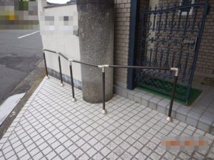 玄関アプローチ手摺